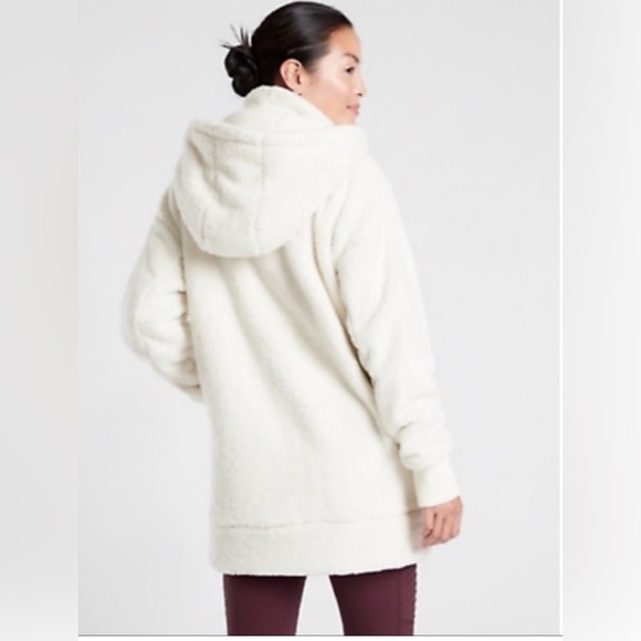 Athleta Tugga Long Sherpa Jack // Ivory - Picture 7 of 7